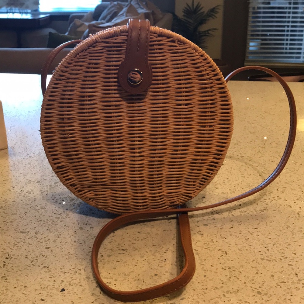 Zara straw/wicker handbag